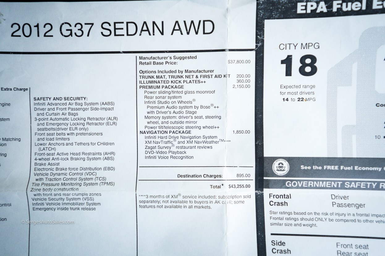 2012-Infiniti-G37x-AWD-FOR-Sale-Serges-Auto-sales-76